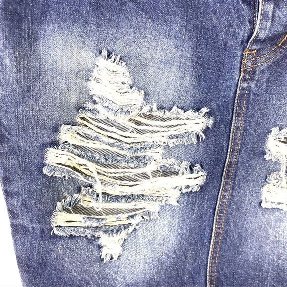 𝅺ONE Teaspoon Wilde High Waist Denim Skirt US 26 - Picture 7 of 7